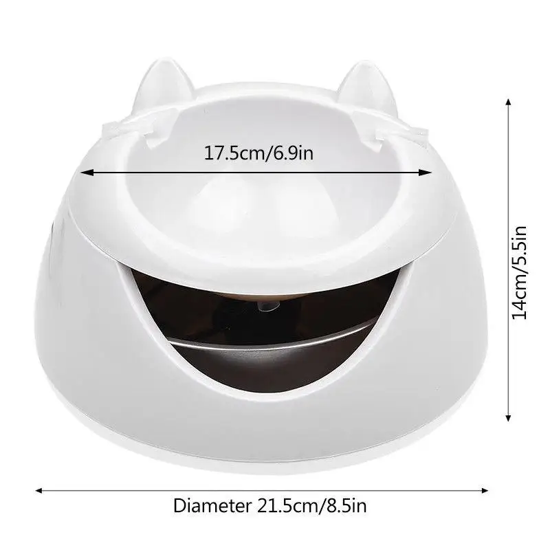 Automatic Luminous Pets Cat Water Fountain 1.5L USB Electric for Pet Dog Drinking Bowl Mute Dispenser Supplies | Дом и сад