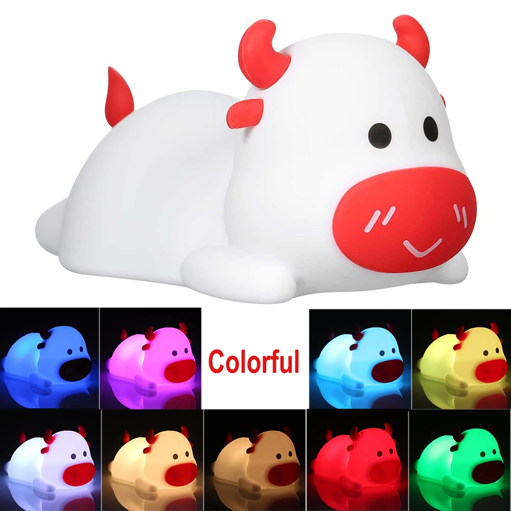 

1 шт., силиконовый Ночной светильник со встроенной батареей