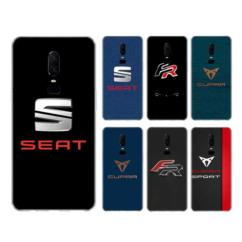 

Seat car Logo Case For OnePlus 9 Pro 9R Nord Cover For OnePlus 1+ 8T 8 7T 7 Pro 6T 6 5T 5 3 3T Coque Shell