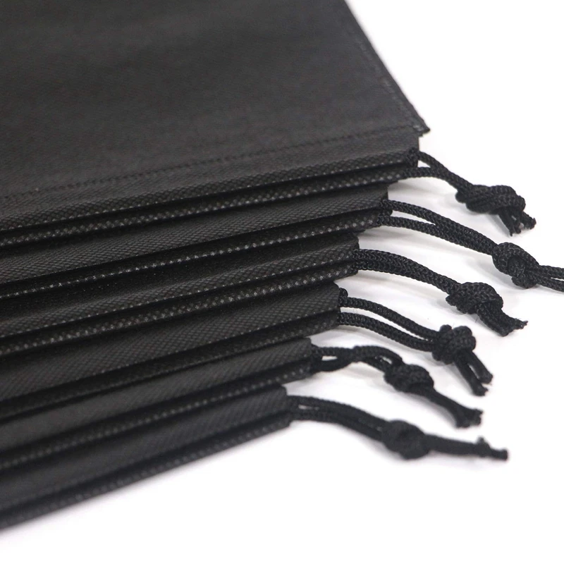 

24Pcs Travel Shoe Bags Waterproof Non-Woven With Rope For Men And Women Large Shoes Storage Pouch Organizers