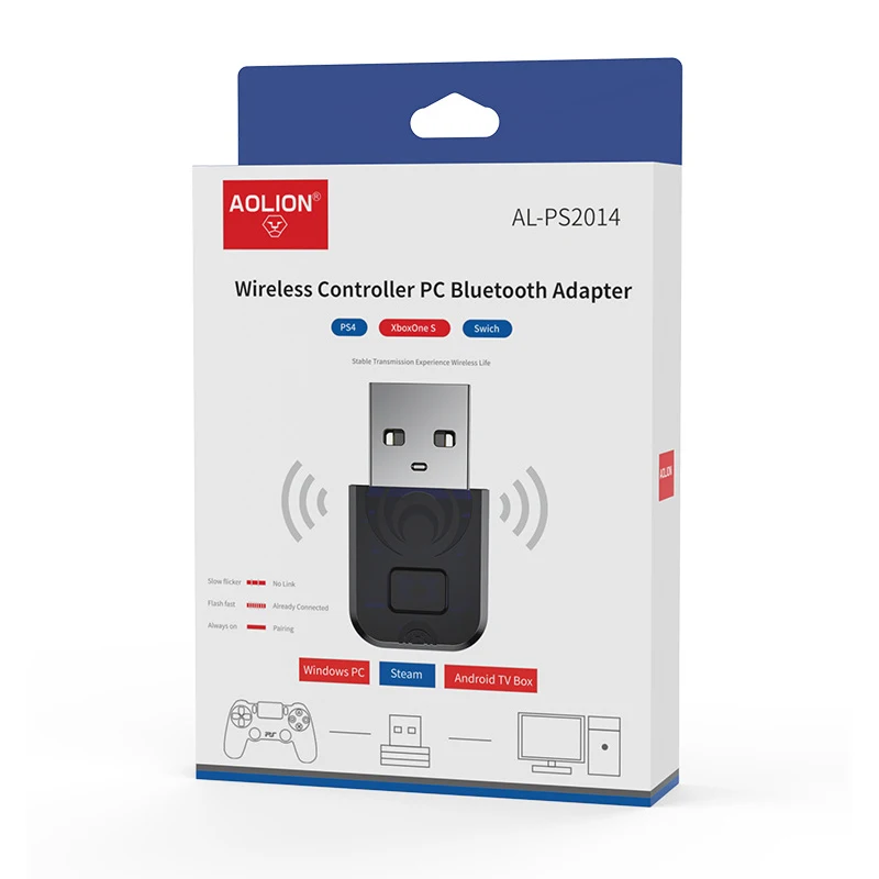USB беспроводной Bluetooth адаптер для Windows Mac Raspberry Pi Nintendo Switch Adapter PS4 Xbox One контроллера PS5