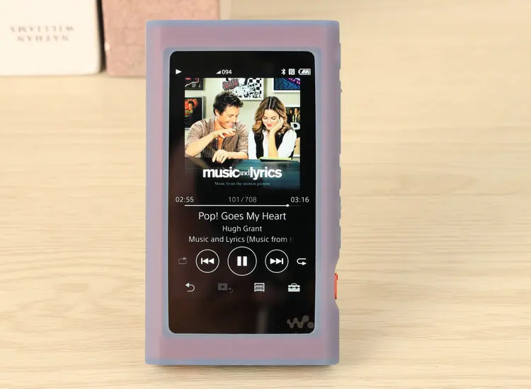Силиконовый чехол для Sony Walkman NW A55HN A56HN A57HN A50 A55 A56 A57 с защитой экрана и ремешками mp3