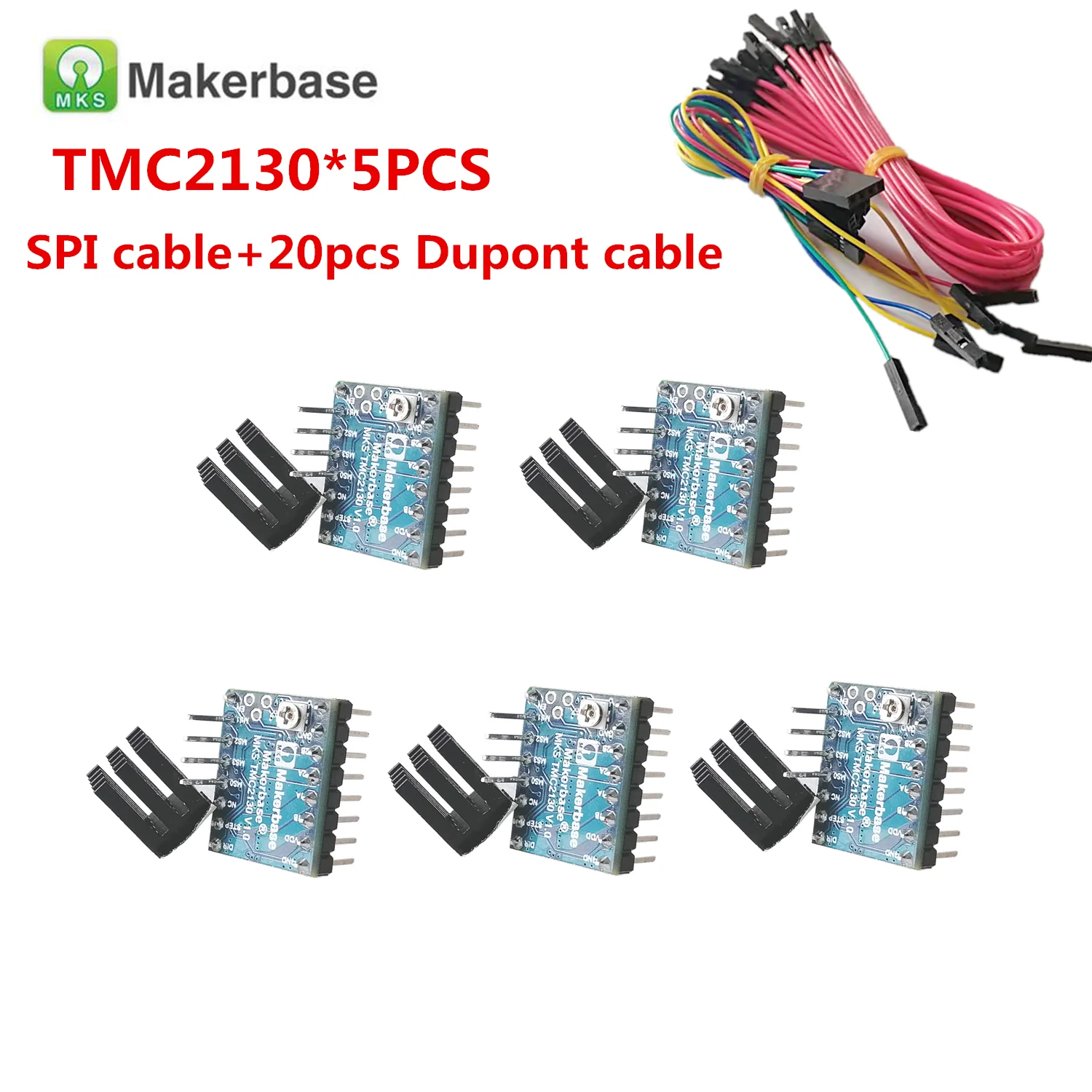 MKS TMC2130 SPI режим 2130 шаговый привод stepstick шаговый Драйвер TMC 2130 шаговый Драйвер контроллер для BIGTREETECH SKR V1.3
