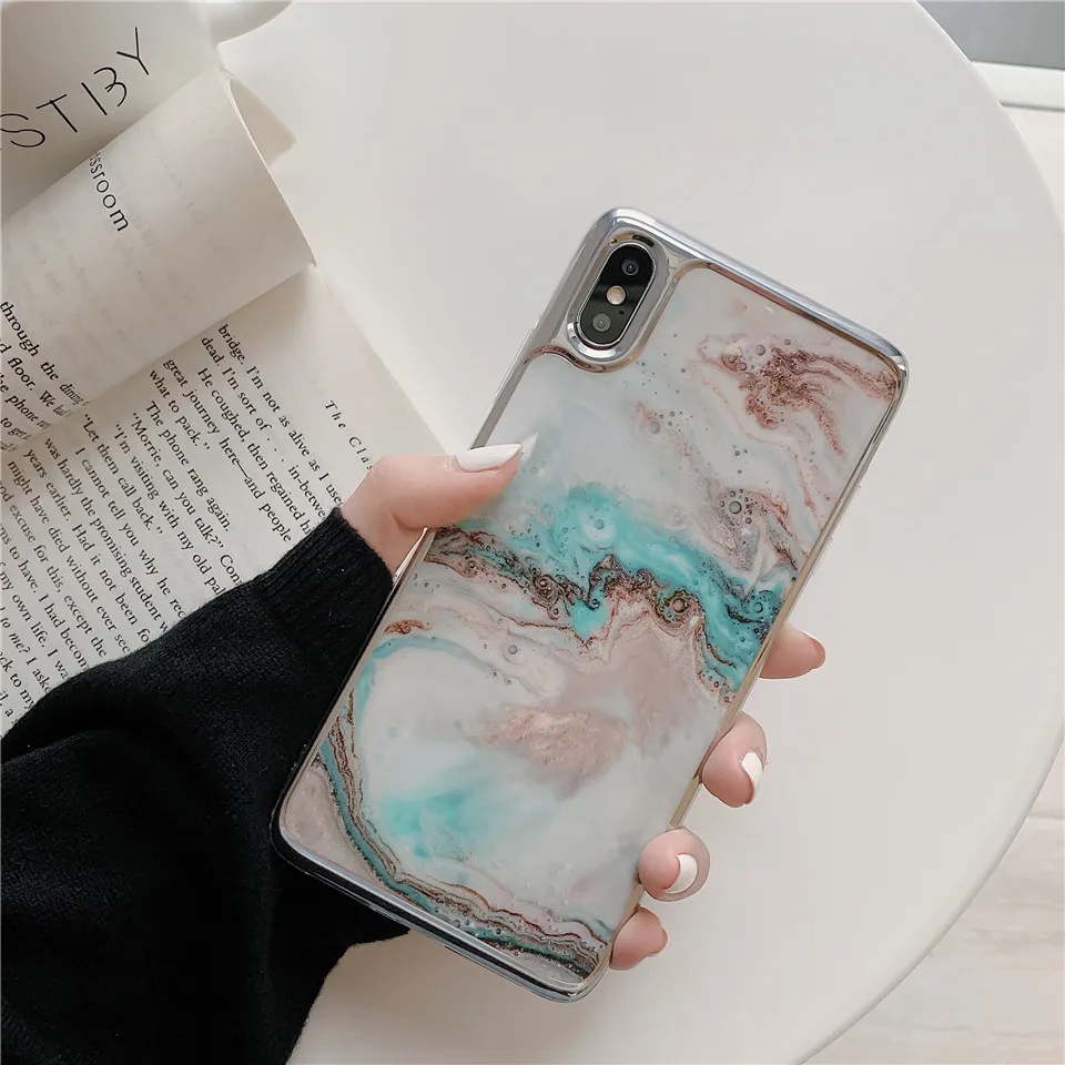 Ультратонкий тонкий пластиковый чехол для девочек Женский сотовый телефон в