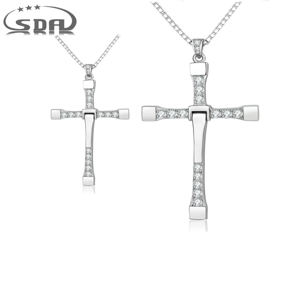 SDA модные ювелирные изделия крест большой и маленький 2 размера подвеска в виде