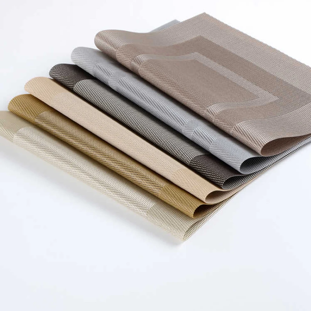 6 шт. противоскользящие и теплоизоляционные ПВХ салфетки для обеденного стола