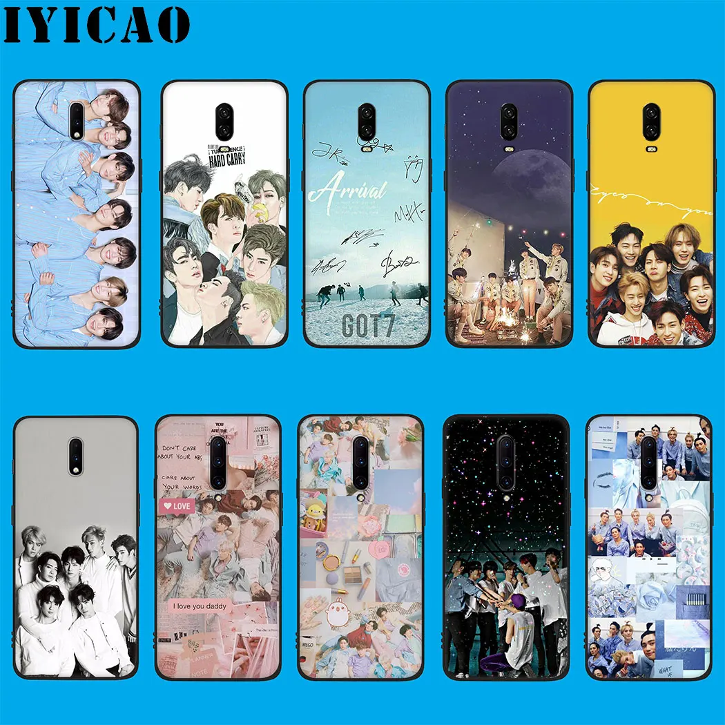 Мягкий силиконовый чехол Kpop GOT7 для oneplus 5 5t 6 6t 7 Pro |