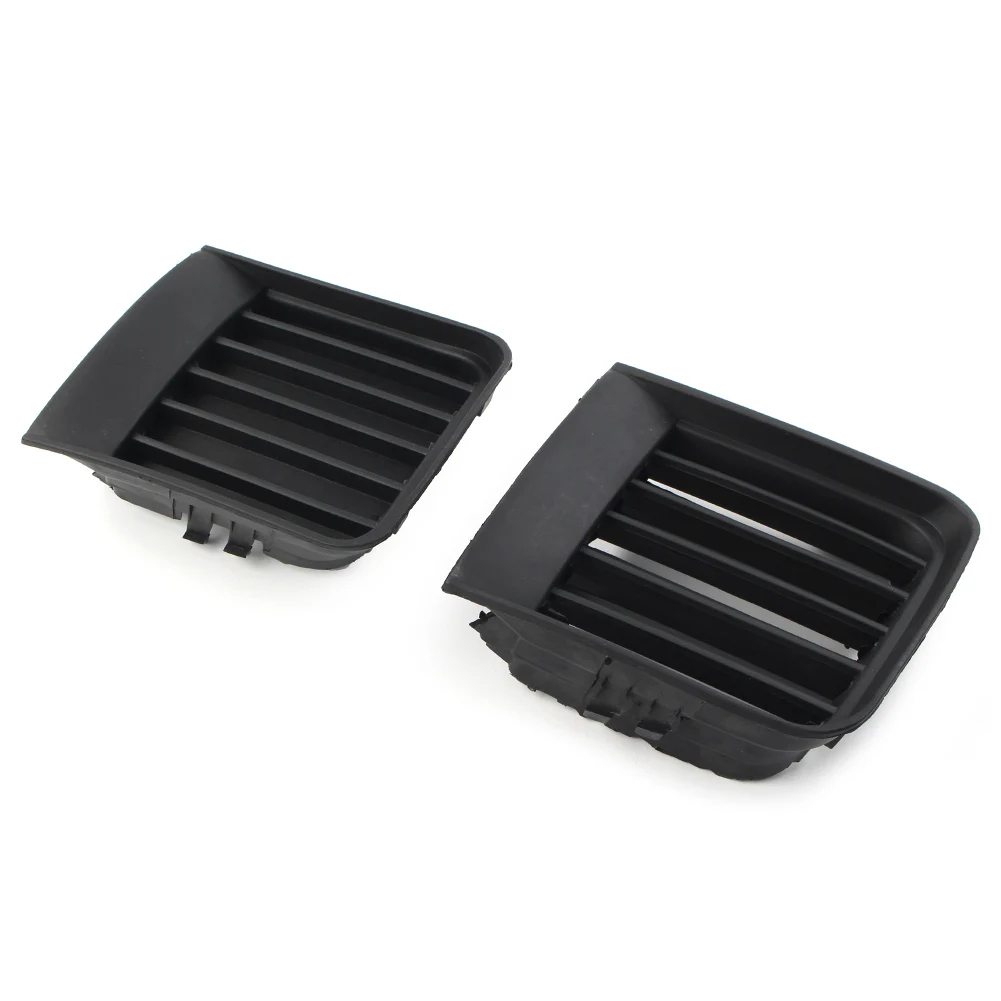 Черный ABS передний бампер автомобиля противотуманная фара решетка накладка