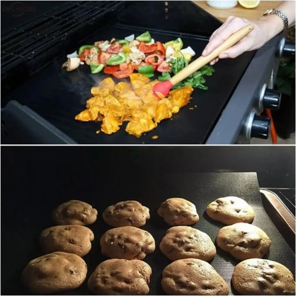 5 шт. антипригарный гриль для барбекю коврик пикника инструмент приготовления