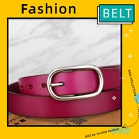 belt womens leather pin buckle european and american style casual and simple style retro belt fashion harajuku luxury