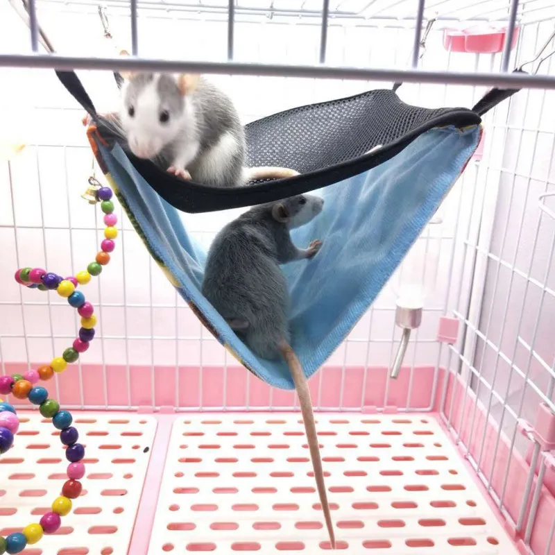 Гамак для домашних животных двухслойная холщовая дышащая подвесная спальная