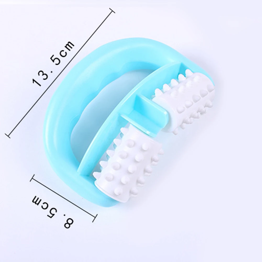 

1pc Type Fat Control Dual Roller Massager Cellulite Abdomen Legs Fast Anti Fatigue