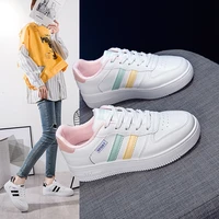 spring and autumn new white shoes womens shoes thick soled student daddy shoes casual sports shoes ins tide shoes