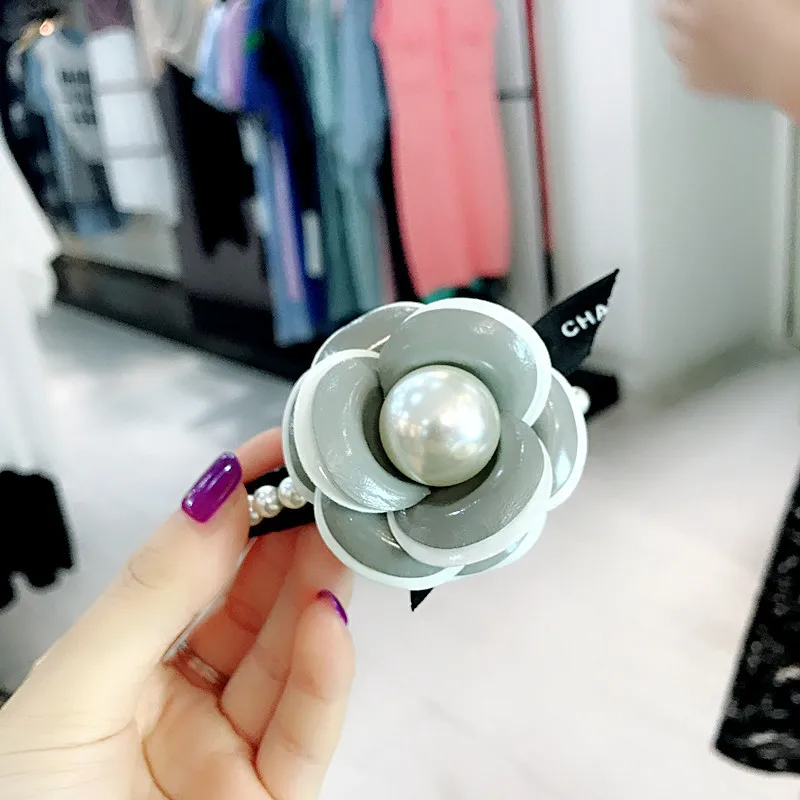 Женские заколки для волос с искусственным жемчугом корейские простые в форме