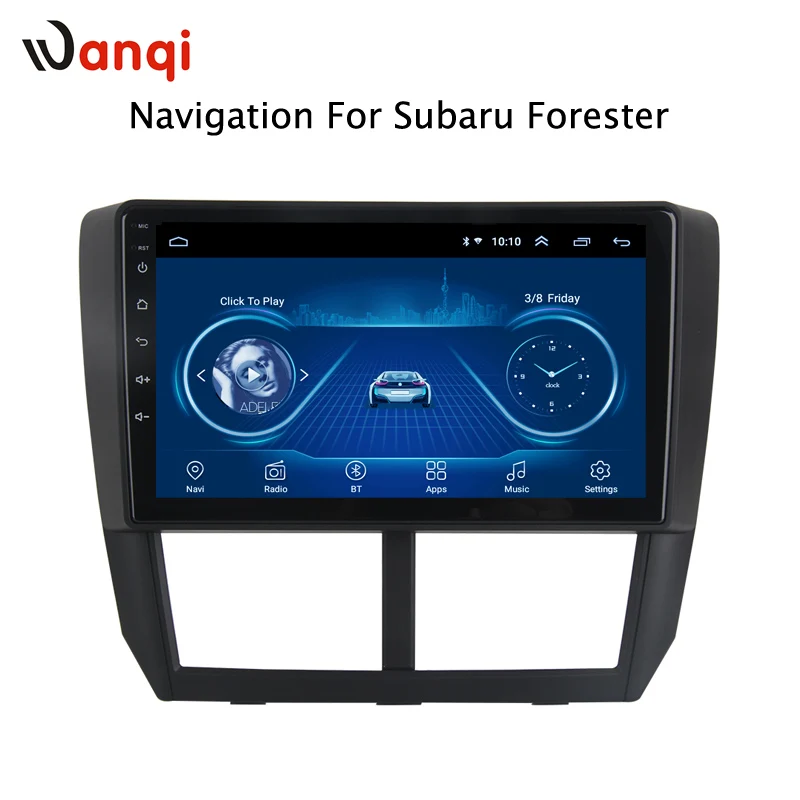 Автомагнитола для Subaru Forester 2008 2012 Android 9 1 HD дюймов GPS навигация мультимедийный