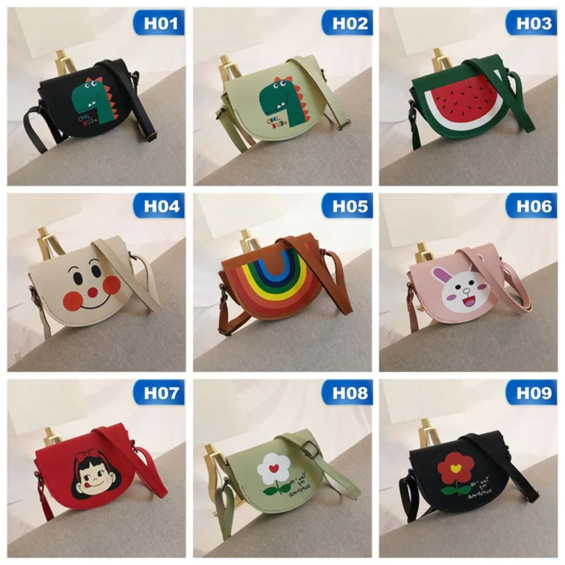 

Children Cartoon Shoulder Bag Girls Kids Mini Coin Purse Lovely Handbag Wallet Crossbody Bags Leather Satchel School Handbags