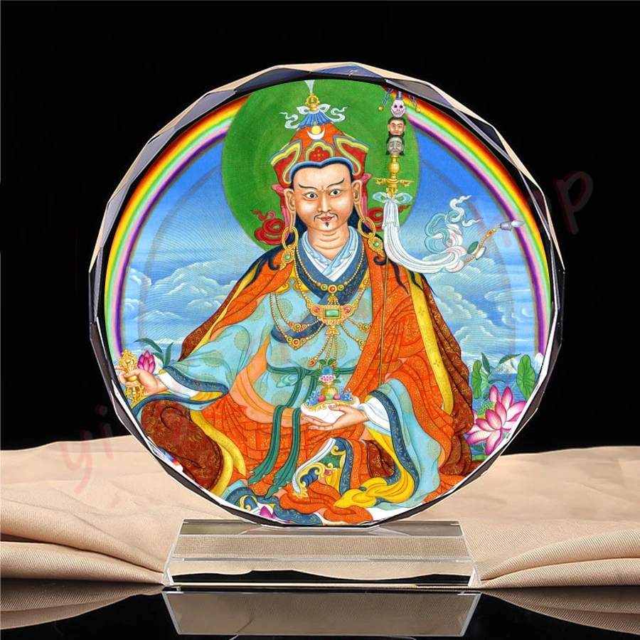 

Тибетская тантрическая masters - lotus Sheng Tuas, статуи Будды танка, принадлежности для алтаря, хрустальные украшения, изделия ручной работы