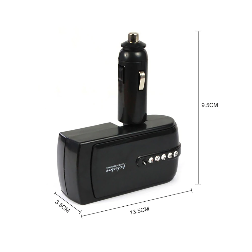 Многофункциональный автомобильный прикуриватель Dual USB Зарядное устройство питания+ 2 розетки машинная Зажигалка для сигарет Удлинительный расширительный для детей возрастом от 12 V-24 V автомобиль
