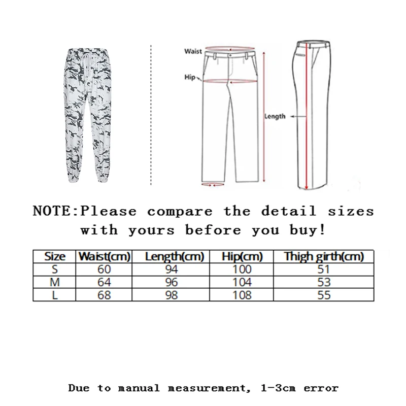 

Casual Drawstring Ink Print Pants Women 2020 Elastic High Waist Autumn Trousers Straight Loose Fashion Pantalon Femme