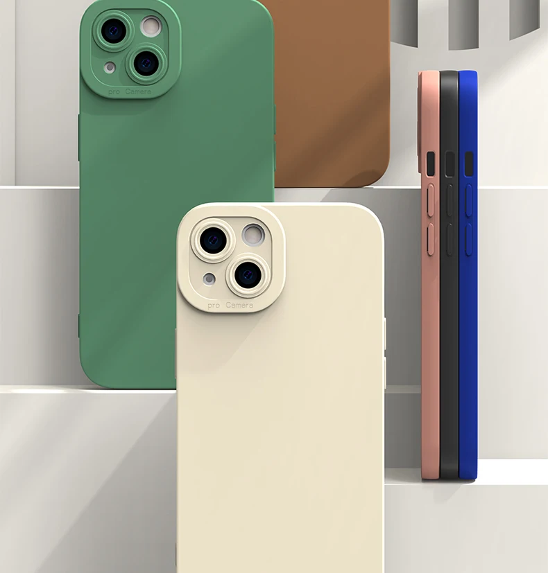 

Soft Liquid Silicone Case For Iphone 11 Case 13 Pro Max Case Original Candy Color Funda 12 Pro Xs Max XR 7 8 Plus SE 2020 Cover