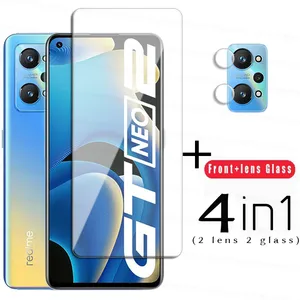 full glue screen protector for realme gt neo2 glass for realme gt neo2 tempered glass 9h camera lens film for realme gt neo2 free global shipping