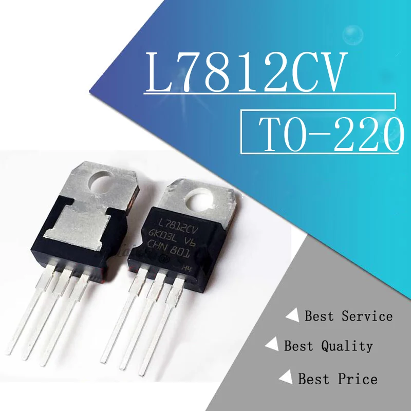 Новая и оригинальная интегральная схема L7812CV TO220 L7812 TO 220 7812CV 10 шт.|Интегральные