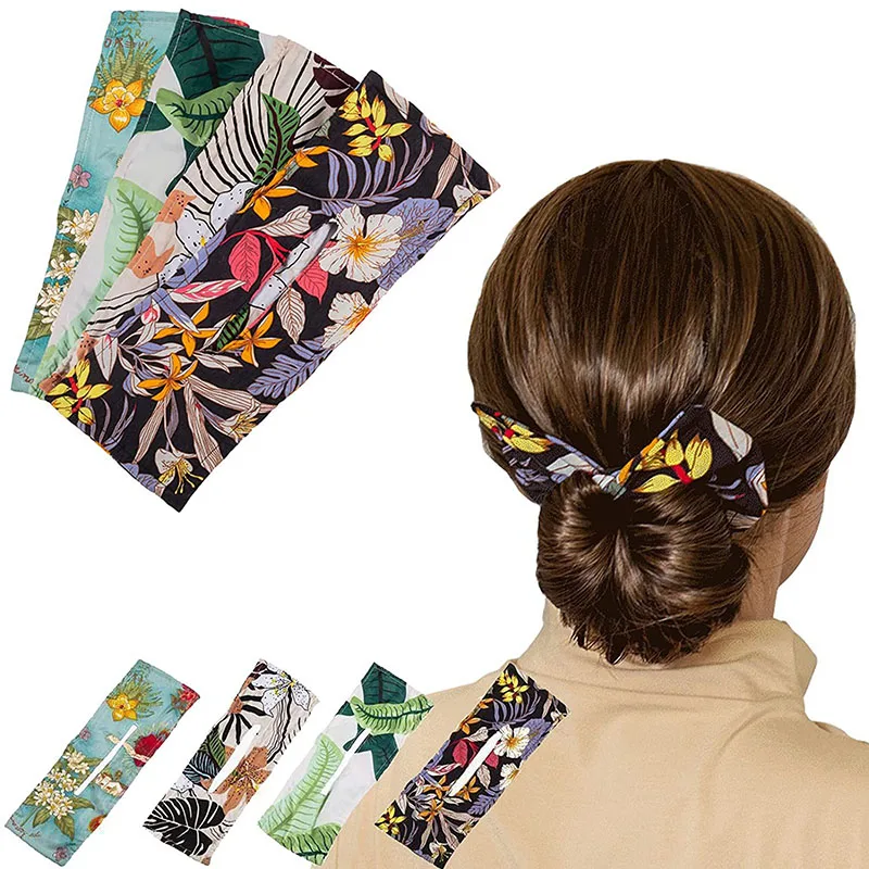 

Deft Bun Hair Bun Maker Classy Multicolor Cloth Magic ClipFrench Twist Hairstyle Donut Bun Former Maker Hairstyle Tool