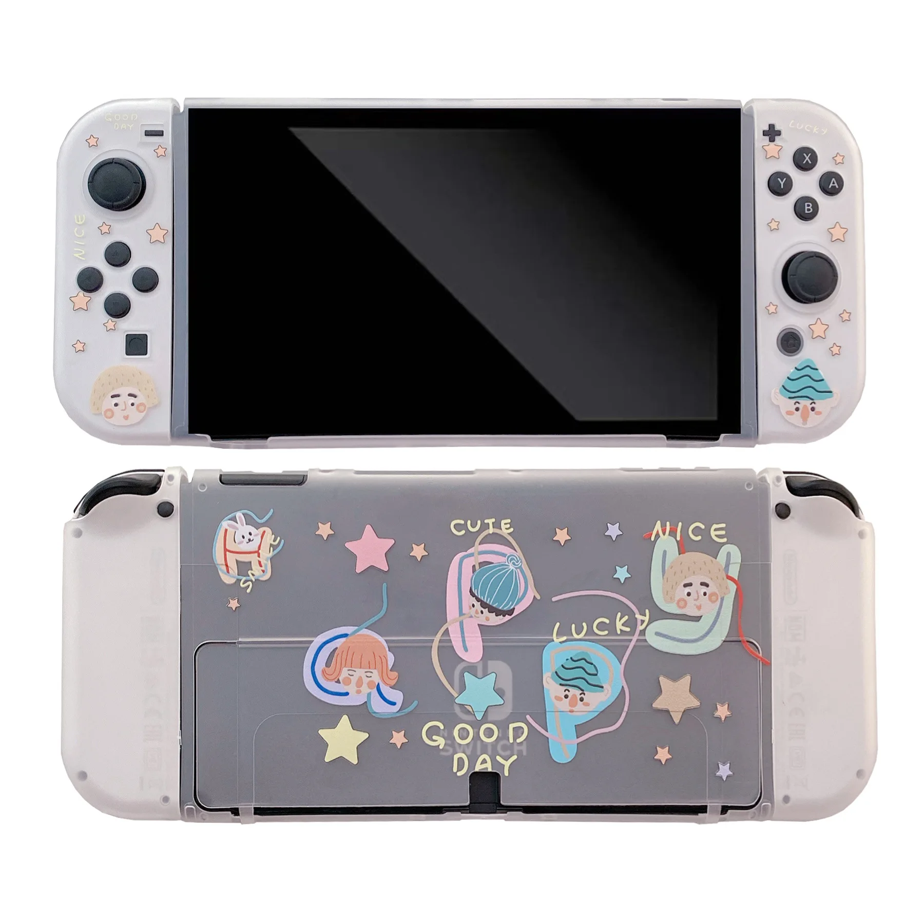 Case For Nintendo Switch Oled Translucent Soft Funda Cartoon Full Shell Cover Protective Accessories For Nintendo Switch OLED
Case For Nintendo Switch Oled Translucent Soft Funda Cartoon Full Shell Cover Protective Accessories For Nintendo Switch OLED