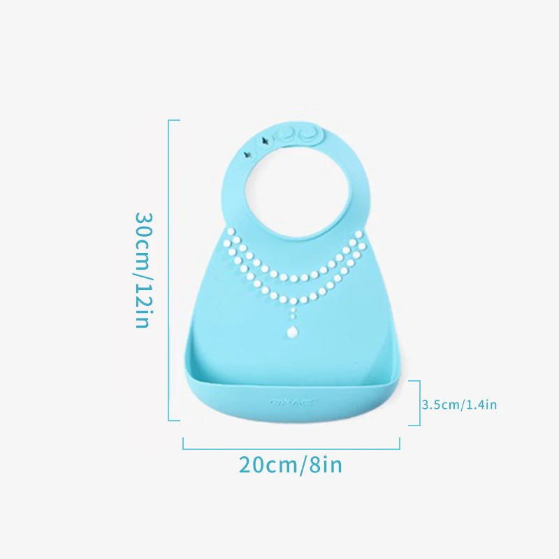 Регулируемый мультфильм шаблон силиконовые детские нагрудники