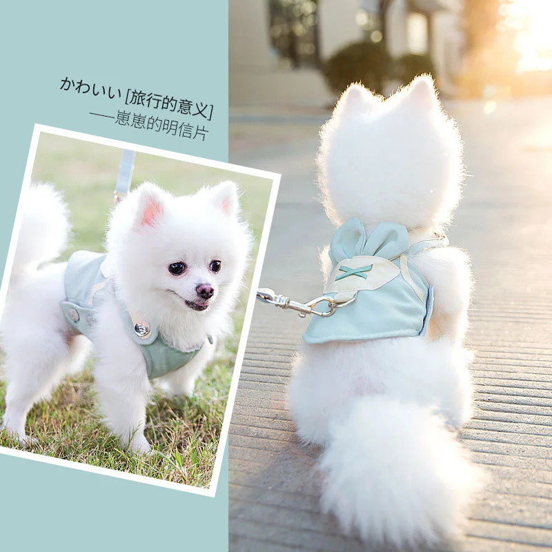 

Cute Bee Vest Dog Leash Dog Leash Dog Leash Dog Leash Teddy Pet Supplies Chest Harness For a Dog Bee Cat Chain Cat Leash