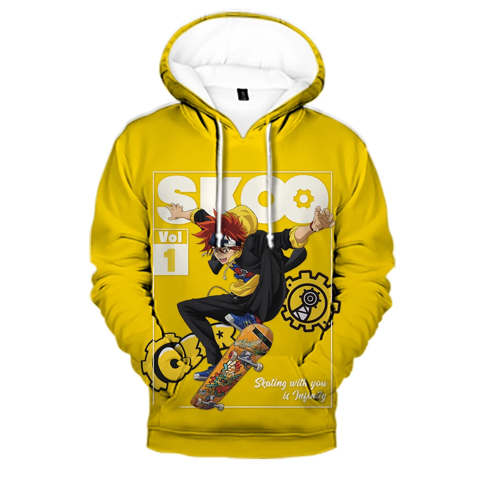 

Лидер продаж, толстовки SK8 the Infinity 3D, свитшоты для мальчиков и девочек, популярная одежда в стиле Харадзюку, осенне-зимняя толстовка, уличная ...