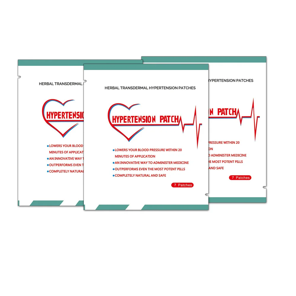

5box=10bags70pcs High Quality Hypertension Patch Control Reduce High Blood Pressure Patch Herbal Plaster OEM Service