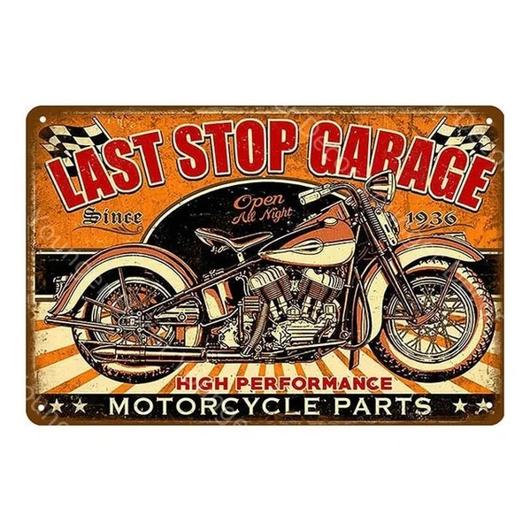 

American England Classics Motorcycles Metal Signs Vintage Wall Poster For Pub Bar Garage Club Home Decor Art Sticker YI-005