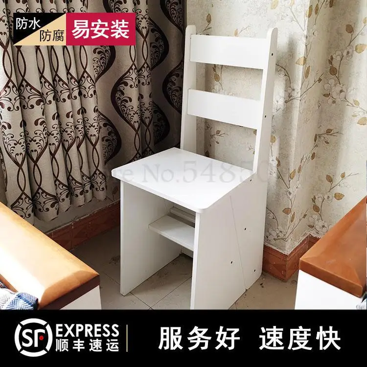 Крытый многофункциональная складная деревянная лестница-стремянка стул