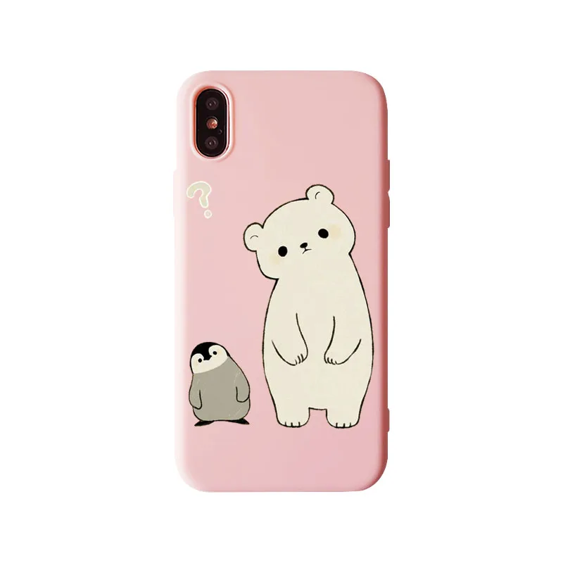 TPU Роскошный мягкий ТПУ чехол для телефона для iPhone 11 11Pro X XS MAX XR 5 5S SE 6 6s, 7, 7 plus, 8, 8 plus, в мультяшном стиле, мы вся правда о медведях крышка - Цвет: TPU