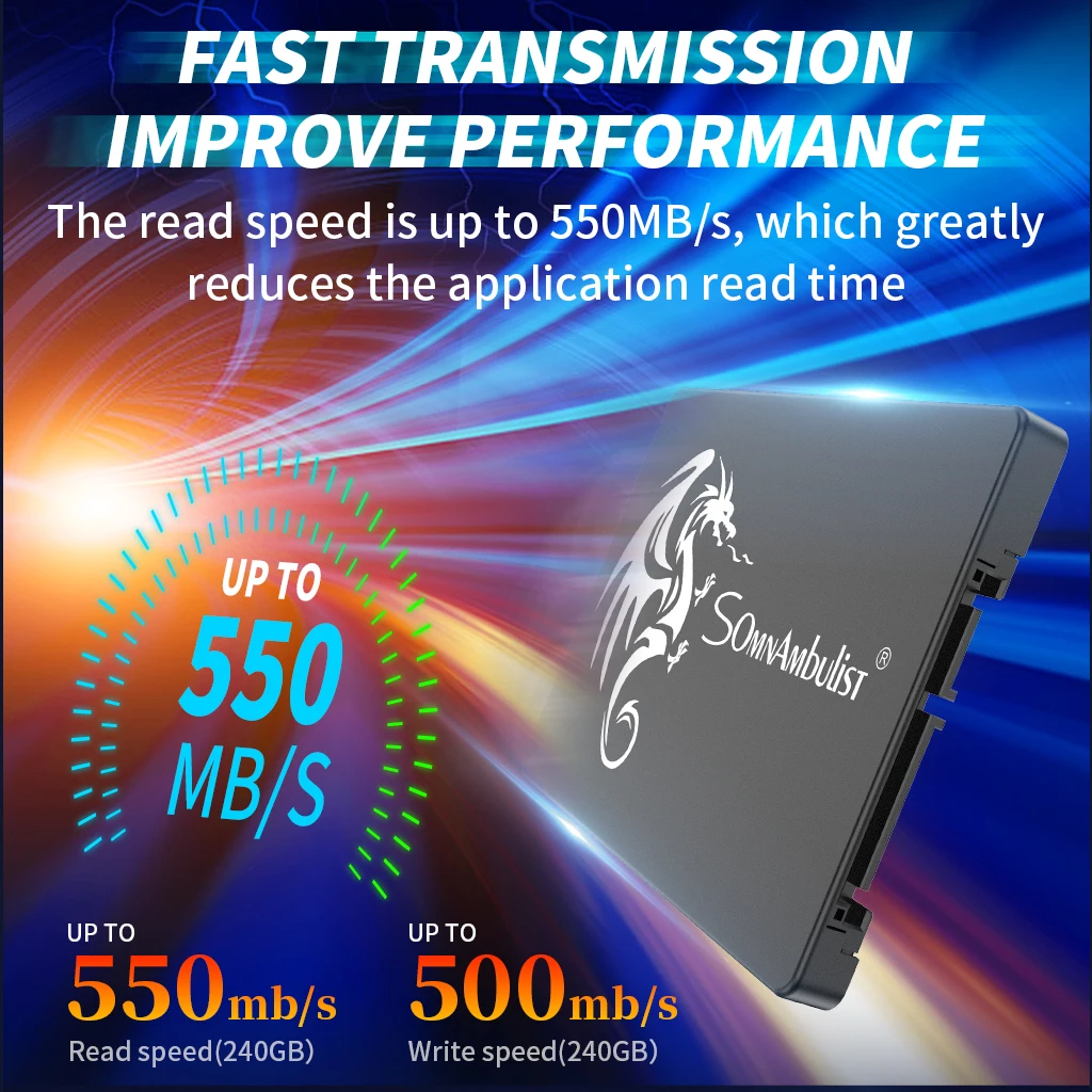 Твердотельный накопитель (SSD) 2 5 встроенный 120 ГБ 240 ssd ТБ 960 SSD ноутбук Внутренний