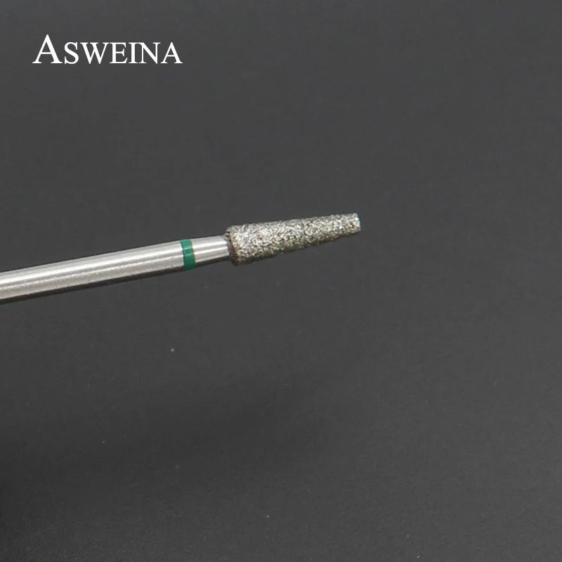 ASWEINA 1 шт. алмазные сверла 3/3" для ногтей, сверла из нержавеющей стали, электрические сверла для маникюра, маникюрные салоны, инструменты для очистки