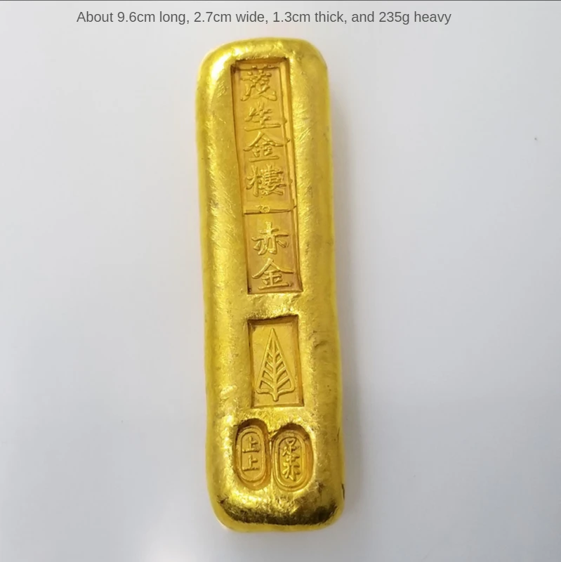 

Antique crafts, gold ingots, gold bars, gold ingots