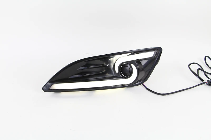 1 пара автомобильных мигающих дневных ходовых огней для Ford Fiesta 2013 2014 2015 2016