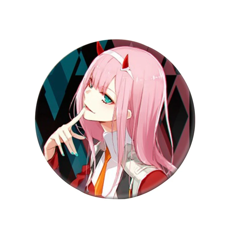 Новинка 1 шт. аниме DARLING в FRANXX значок косплея мультфильм ноль два симпатичная брошь, булавки пакеты для сбора Значки для рюкзаков