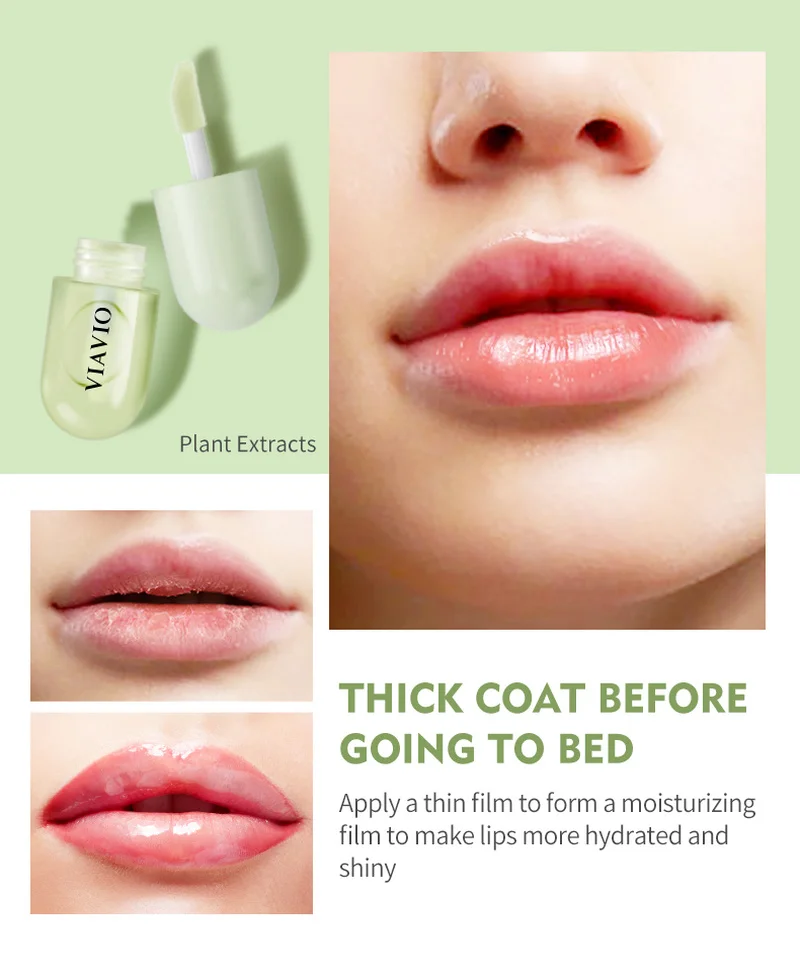4ml Moisturizing Lip Oil Repairing Reduce Fine Lines Lasting Nourish Transparent Gloss Lips Care Sexy Beauty Cosmetic | Красота и