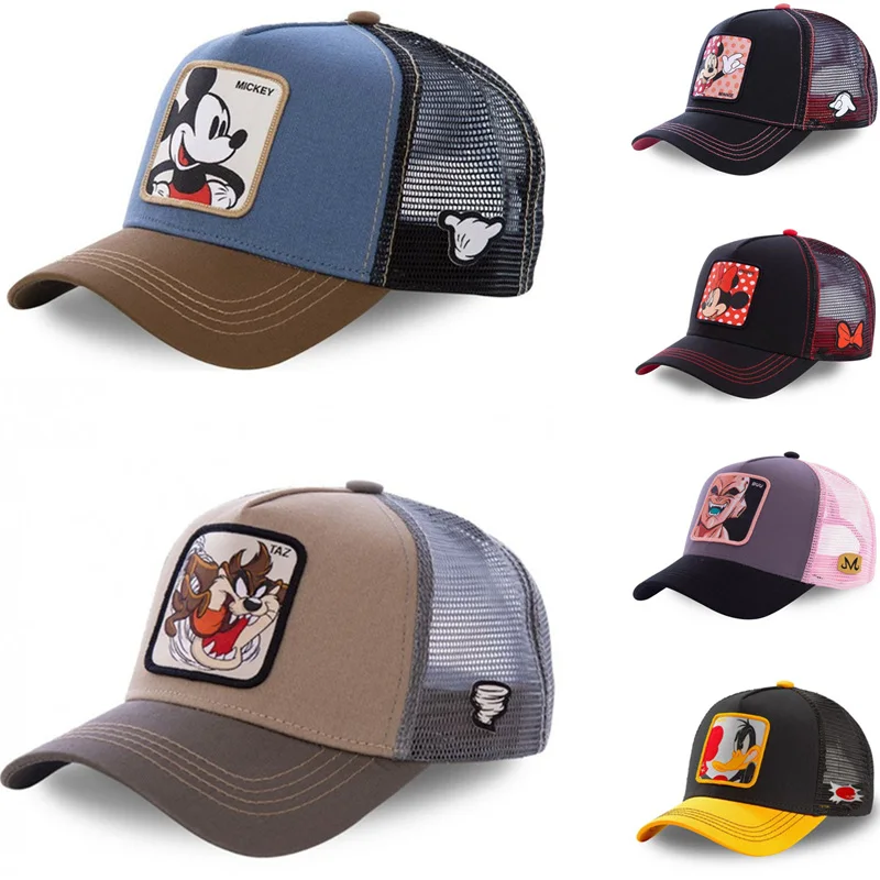 Бейсболка для мужчин и женщин брендовая хлопковая бейсболка с диснеевским Минни