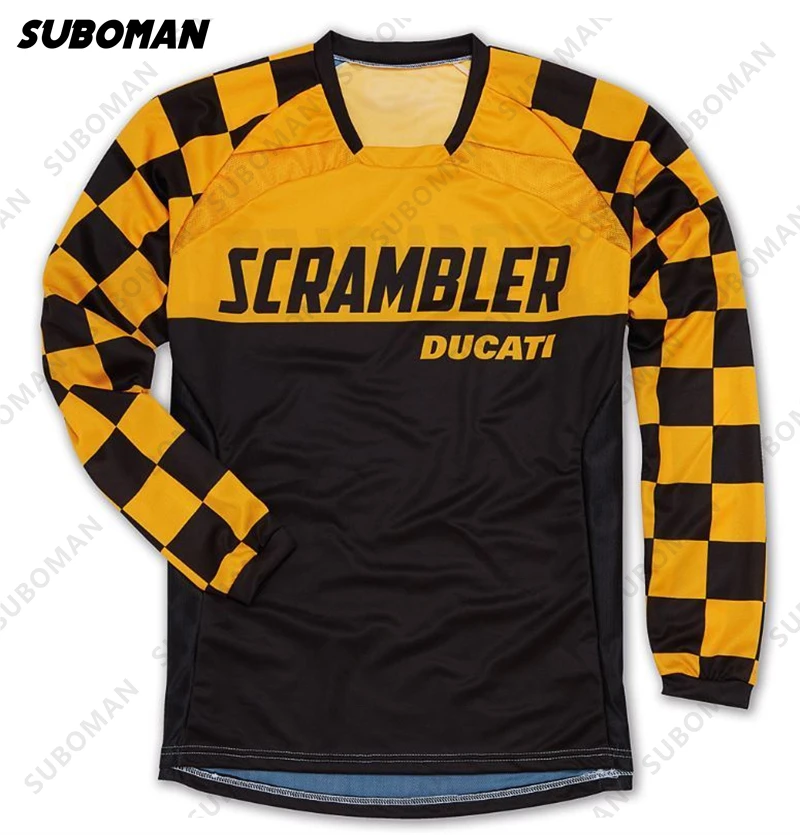 Одежда для мотокросса ducati Мужская одежда мотоцикла Джерси дышащая горного
