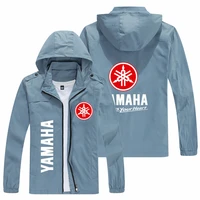 yamaha motorcycle racing jacket yamaha logo printed jacket fashion waterproof windbreaker trend bike hooded jacket autumn coat