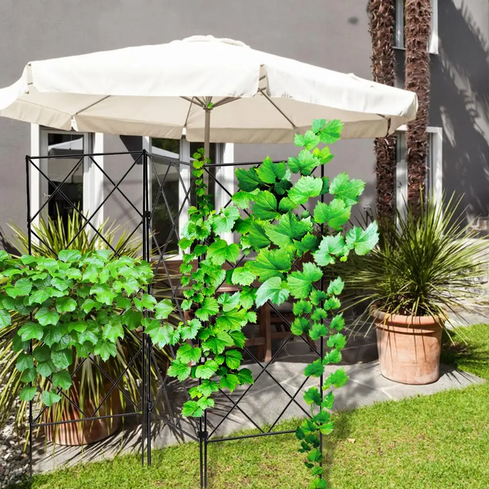 

Plant Support Frame Multifunctional Gardening Frame Climbing Trellis Frame Garden Flower Plant Growing Support Vine Pillar