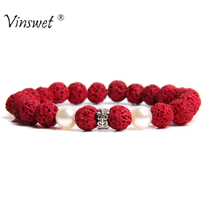 Женские браслеты из натурального камня эластичные женские ювелирные изделия