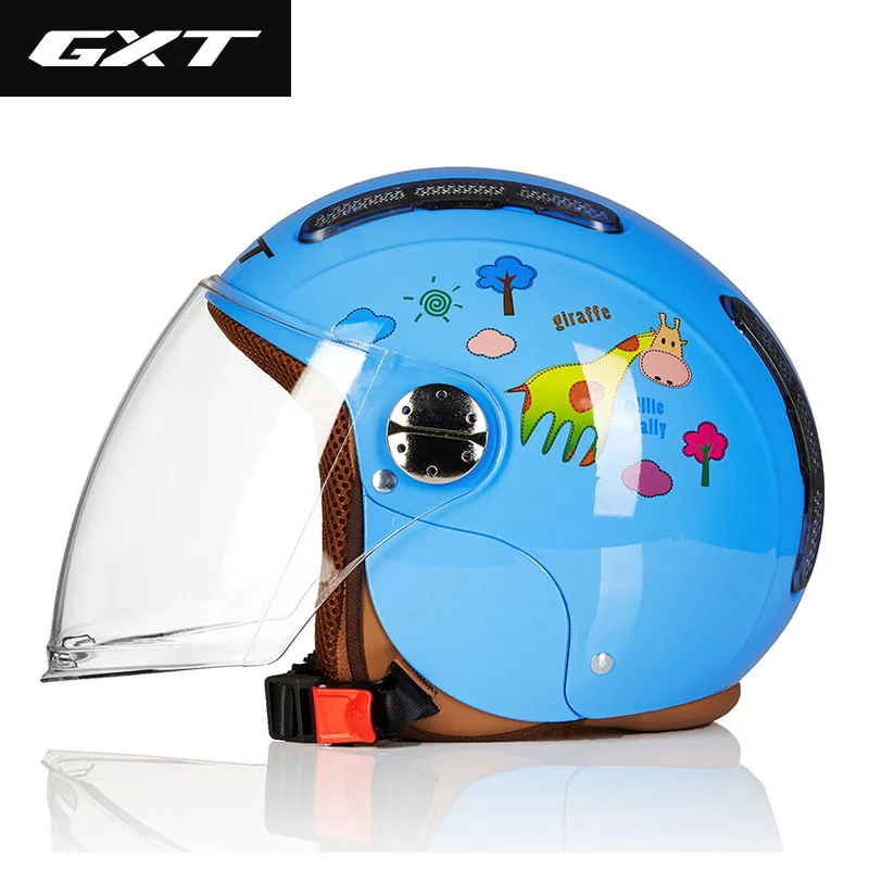 A мальчики и девочки GXT электромобиль скутер мотоциклетный шлем 3/4 защитный