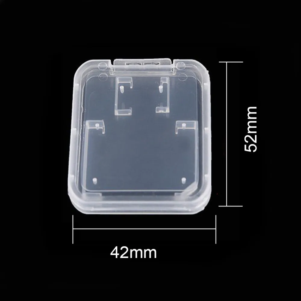 2in1 MicroSD карты памяти SDHC карта SDXC прозрачный Пластик ящик для хранения держатель