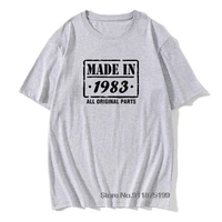 made in 1983 t shirts men 100 cotton summer round neck birthday gift tshirt tops funny man t shirt husband%e2%80%98s clothes