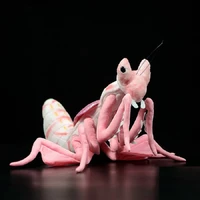 plush toy stuffed doll insect animal simulation chinese big sword mantid orchid mantis model birthday gift christmas present 1pc